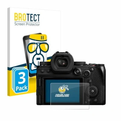 Afbeelding van BROTECT Screenprotector voor Panasonic Lumix DC S5II Folie Beschermfolie Beschermglas transparant (3 Stuks)