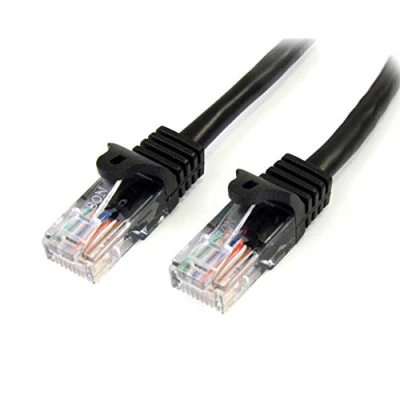 Afbeelding van Startech 45PAT3MBK Cat 5 UTP kabel RJ45 3 m Zwart