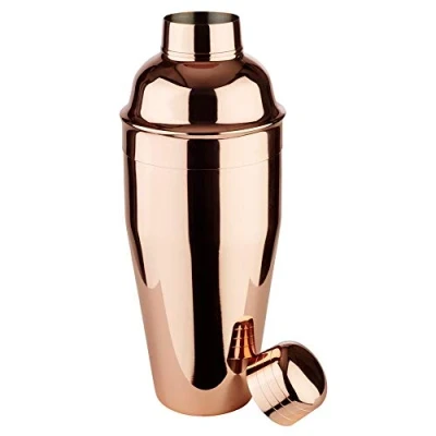 Afbeelding van APS 93212 CLASSIC hoogglans gepolijst roestvrij staal shaker, Ø 9 x 23 cm 0,7 ltr. koper