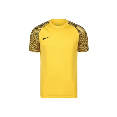 Afbeelding van Nike Heren Short Sleeve Top M Nk Df Academy Jsy Ss, Tour Yellow/Zwart/Zwart, DH8031 719, S