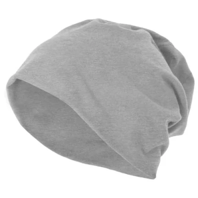 Afbeelding van Build your Brand Jersey Beanie BY002 Heather Grey