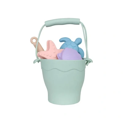 Afbeelding van Swim Essentials Strand Speelset Zeedieren Strandspeelgoed Emmertje, schepje &amp; 3 vormpjes