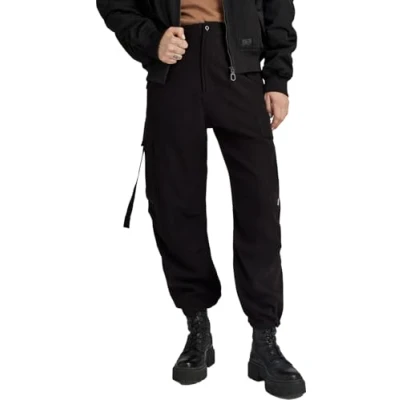 Afbeelding van G star Raw Cargo cropped drawcord pant wmn black Broek W29