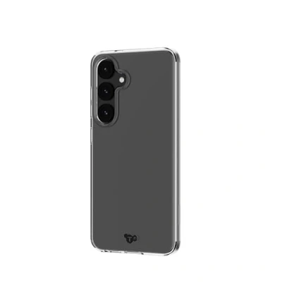 Afbeelding van Tech21 Evo Lite Samsung Galaxy S24 hoesje Schokbestendig flexibel telefoonhoesje Mat Transparant 2, 4 meter valbestendig