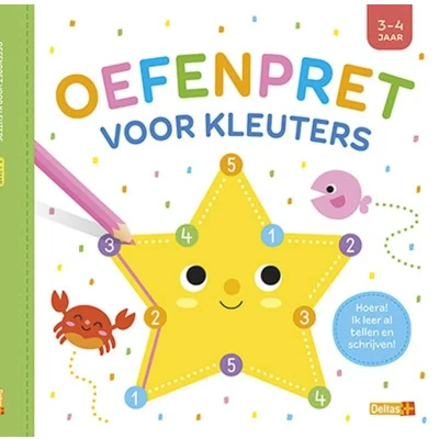 Afbeelding van Oefenpret voor kleuters (3 4 j.) (Paperback)