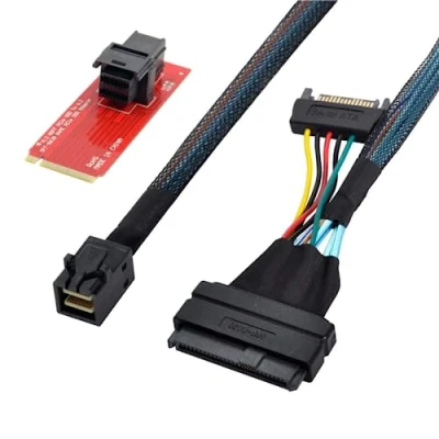 Afbeelding van U.2 U2 Kit SFF 8639 Adapter &amp; kabel NVME PCIe SSD voor moederbord 750
