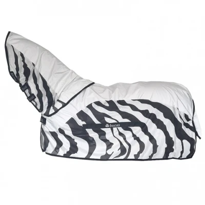 Afbeelding van Bucas Buzz Off Rain &amp; Neck Zebra 115/152