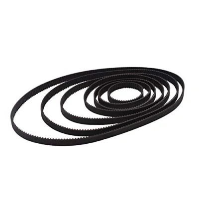 Afbeelding van POWERTOOL GT2 tandriem, 6 mm breed, zwart, glasvezelversterkt, 3D printerriem, CNC machine (2 stuks)