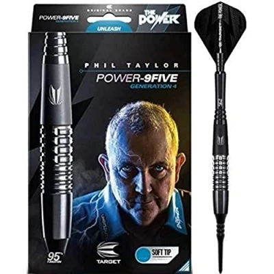 Afbeelding van Phil Taylor Power 9FIVE Gen 4 95% Soft Tip Dartpijlen 18 Gram