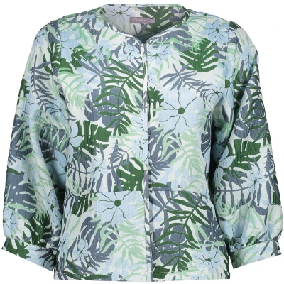 Afbeelding van Geisha Jack Allover Print Blauw/dessin XS