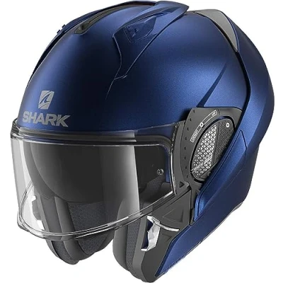 Afbeelding van SHARK EVO GT BLANK Motorhelm Systeemhelm MAT blauw Maat XS