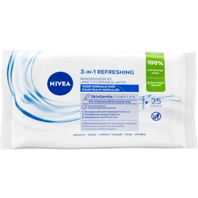 Afbeelding van Nivea Reinigingsdoekjes Normale Huid 25ST
