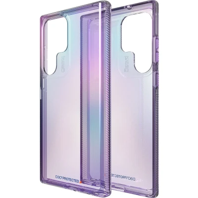 Afbeelding van Samsung Galaxy S23 Ultra Hoesje Gerecycled Kunststof Gear4 Hardcase/Backcover Transparant Telefoonhoesje Shockproof/Valbescherming
