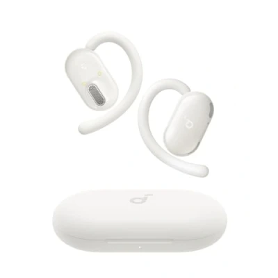 Afbeelding van soundcore V20i by Anker Open Ear Hoofdtelefoon, Verstelbare Oorhaken, Ultra Comfort, Snug Fit, Punchy Bass, Clear Calls, IP55, LED verlichting, 36H speeltijd, Bluetooth 5.4 oordopjes, Multipoint