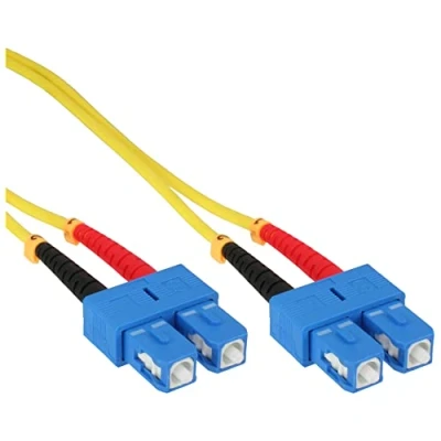 Afbeelding van InLine Glasvezel duplex kabel (CAT7, 10 m), Netwerkkabel
