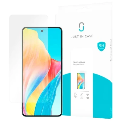 Afbeelding van Just in Case Gehard Glas Clear Screenprotector OPPO A58