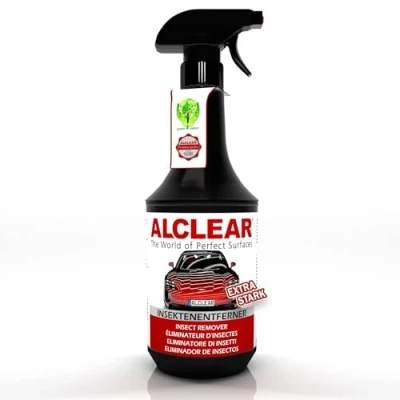 Afbeelding van ALCLEAR 721IX Auto insectenverwijderaar, extra vliegroestverwijderaar, voorreiniger voor autolak, chroom en kunststof onderdelen, 1.000 ml