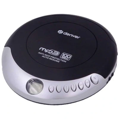 Afbeelding van Denver Discman Draagbare CD &amp; MP3 speler Anti shock Inclusief oordopjes DMP391
