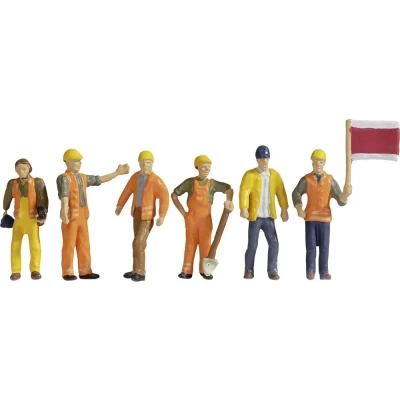 Afbeelding van NOCH 36277 N Spoorwegarbeiders figuren Geverfd, Staand