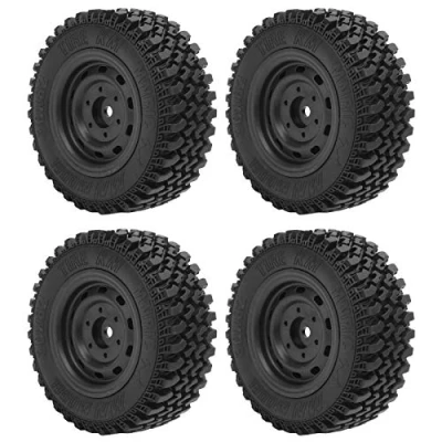 Afbeelding van RC band, 4 stuks rubberen band Duurzaam bandaccessoire voor MN86 auto