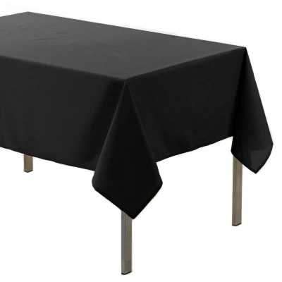 Afbeelding van Wicotex Tafellaken zwart rechthoekig polyester 140 x 200 cm