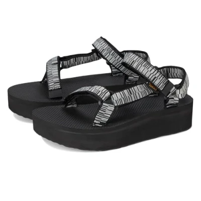 Afbeelding van Teva Olowahu W`s 8761 Flip Flop voor dames, Digit Zwart Wit, 38 EU