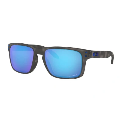 Afbeelding van Oakley Uomo OO9102 HOLBROOK 9102G7 Occhiali da sole O_Matter Nero Blu Squadrata Polarizzata Prizm