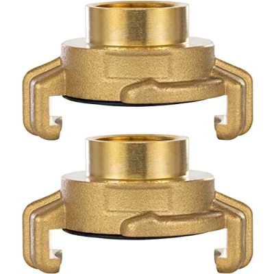 Afbeelding van Poppstar 2x Messing Snelkoppeling 1/2 inch Binnendraad (koppeling systeem Geka met 1/2&quot; schroefdraad)