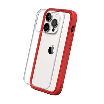 Afbeelding van RHINOSHIELD Modular Case Compatible with [iPhone 14 Pro] Mod NX Customizable Shock Absorbent Heavy Duty Protective Cover 3.5M / 11ft Drop Protection Red