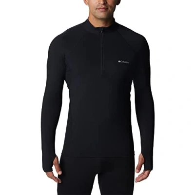 Afbeelding van Columbia basislaag herenshirt met lange mouwen en halve rits, Midweight Stretch