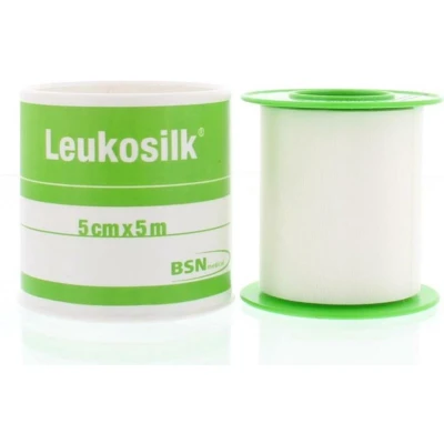 Afbeelding van Leukosilk Hechtpleister 5m X 5cm 1024, 1 stuks