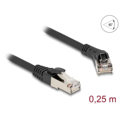 Afbeelding van Delock RJ45 Netzwerkkabel Cat.8.1 S/FTP Stecker 45 nach rechts gewinke