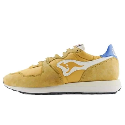 Afbeelding van Kangaroos Aussie Athluxe Sneakers laag, Maat: 42, Senfgelb creme Leer en textiel