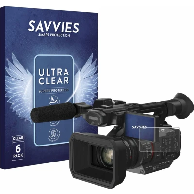 Afbeelding van Savvies Screenprotector voor Panasonic HC X2 Folie Beschermfolie transparant (6 Stuks)