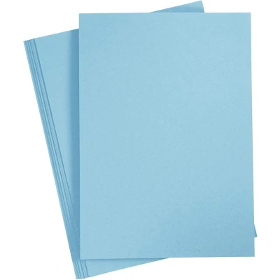 Afbeelding van Creotime karton 21 x 29,7 cm 10 stuks 220 g lichtblauw
