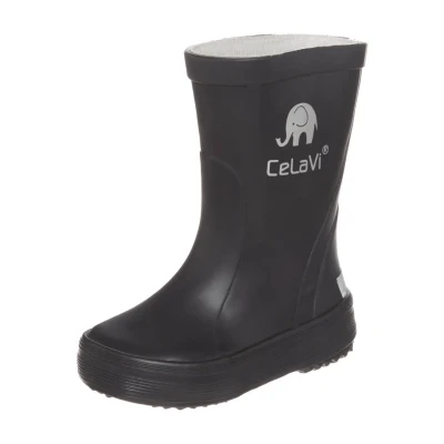Afbeelding van Celavi Basic Regenlaarzen voor kinderen, Maat: 33, Dark navy Natuurrubber