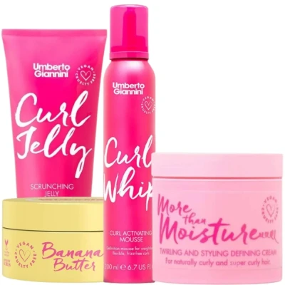 Afbeelding van Umberto Giannini Curl Styling Set 4x200ml