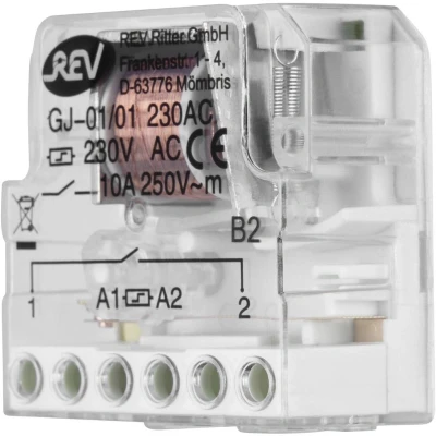 Afbeelding van REV Stromstoßschalter Einbau 10A Stroomstootschakelaar Inbouw 230 V 10 A 2300 W 1 stuk(s)