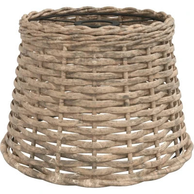 Afbeelding van Plafondlampenkap Ø25x17 cm wicker bruin