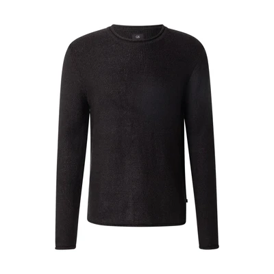 Afbeelding van QS MIT Rollkante Trui, Heren, Maat: Large, Schwarz