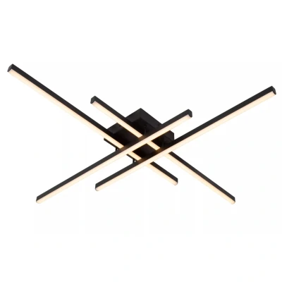 Afbeelding van Lucide NOVAK Plafonnière LED Dimb. CCT 1x42W 2700K/4000K Zwart