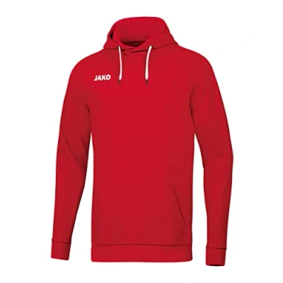 Afbeelding van JAKO Basissweater Met Capuchon, Uniseks Kind, Rood, 140