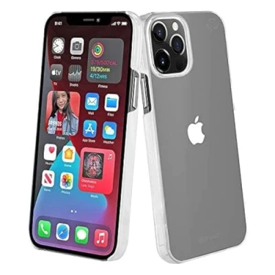 Afbeelding van Muvit, Hoesje Geschikt voor Apple iPhone 12 Pro Max RECYCLETEK Rigid, Transparant