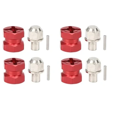 Afbeelding van 4 St¨¹cke RC Auto Radnabe Adapter, Rad Hex Hub Metall Adapter f¨¹r Traxxas Hsp Redcat Fernbedienung Crawler Upgrade Teil(12 mm)