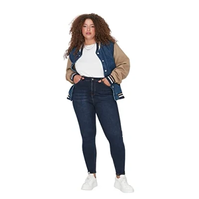 Afbeelding van Trendyol TBBAW23JE00003 Volwassenen Vrouwen Single pack Donkerblauw 50