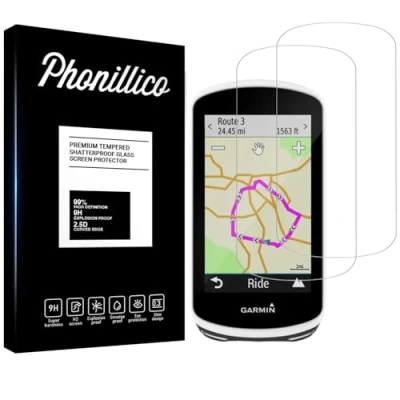 Afbeelding van Screen Protector compatibel met Garmin Edge 1030/Edge 1030 Plus [Pack 2] displaybeschermfolie GPS fiets PHONILLICO