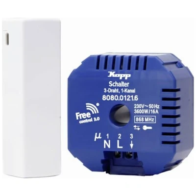 Afbeelding van Kopp Draadloze afzuigingsbesturing Free control 3.0 Wit, Blauw