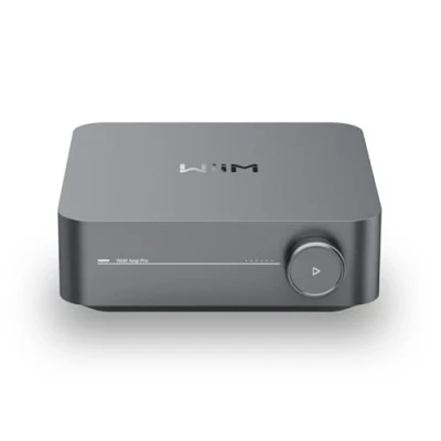 Afbeelding van WiiM Amp Pro: Multiroom streamingversterker Compatibel met Chromecast, Alexa HDMI, Spraakbesturing Stream vanaf Spotify, Amazon Music, Tidal en meer Donkergrijs