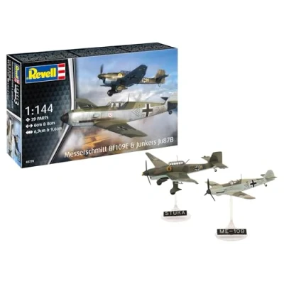 Afbeelding van 1/144 Micro Wings: Messerschmitt Bf109E &amp; Junkers Ju87B
