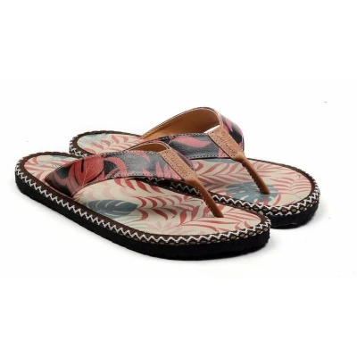 Afbeelding van Goby Jungle Vibes Dames Slippers Vegan Handmade Maat 39